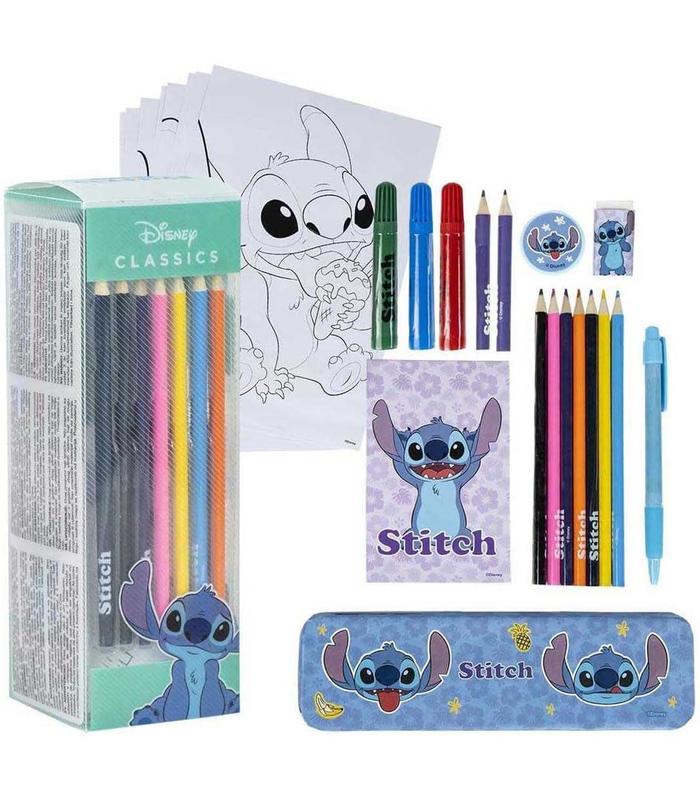 set-papeleria-coloreable-stitch