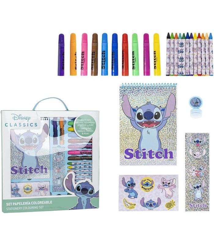 set-papeleria-coloreable-stitch