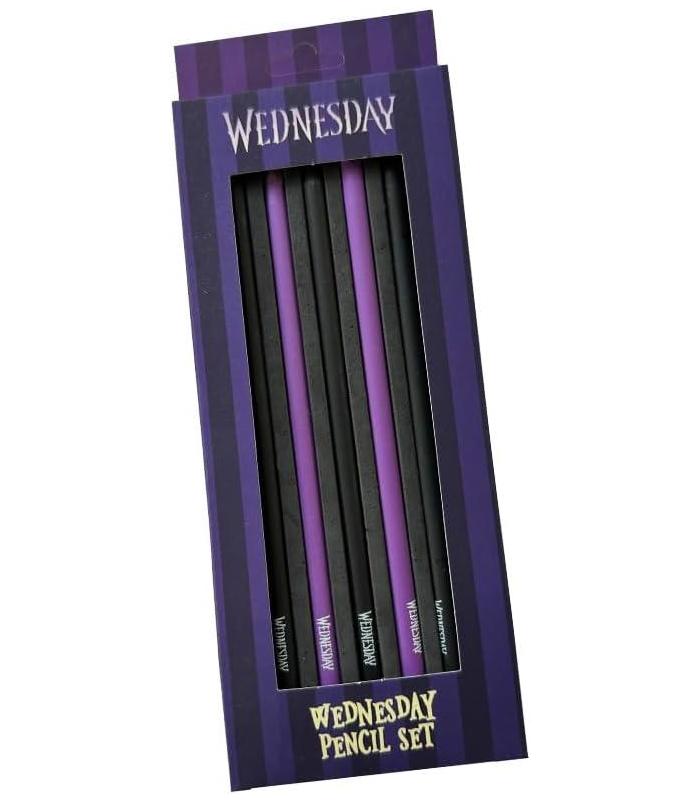 netflix-wednesday-pencil-set