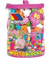Bolsa Rosa Blocks 80 Piezas Molto