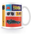 Taza Desayuno Regreso Al Futuro Coleccio