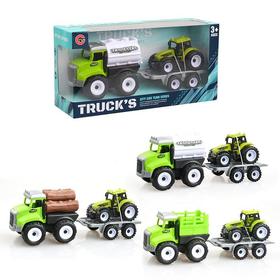 Camión con Remolque Tractor Infantil Surtido