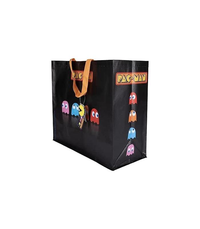 bolsa-shopping-bag-pacman-black