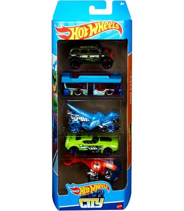 coche-hot-wheels-pack-5-coches-varios-modelos