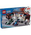 Lego 60444 -  Garaje de F1 con Coches