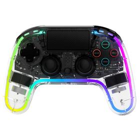Mando Wireless Transparente RGB Snakebyte Ps4