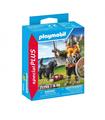 Playmobil 71755 Vikingo Con Perro Guardian