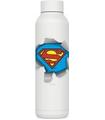 Botella Termo Inox White 630Ml Superman