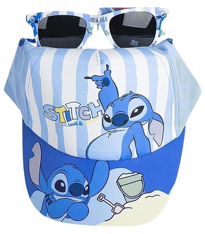 gorra-set-gafas-de-sol-stitch-azul
