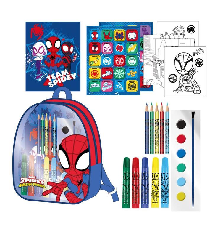 coloreable-mochila-spidey