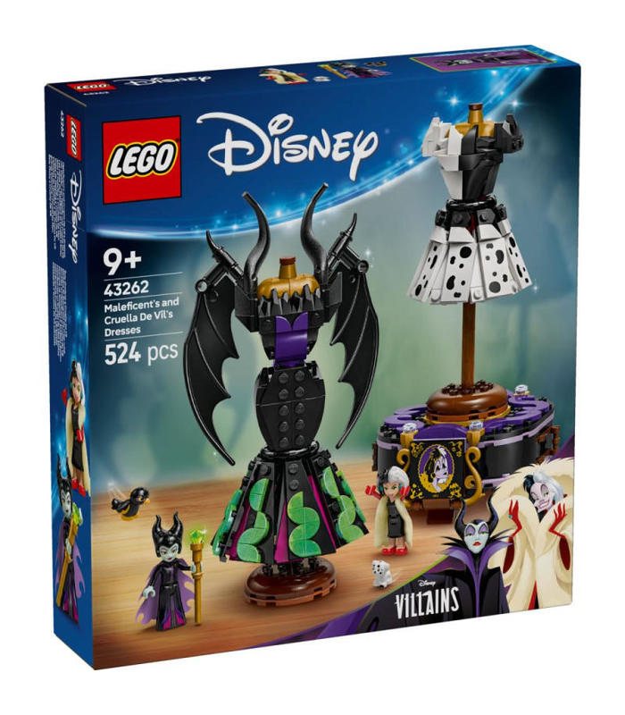 lego-43262-trajes-de-malefica-y-cruella-de-vil