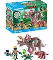 Playmobil 71821 Familia De Triceratops