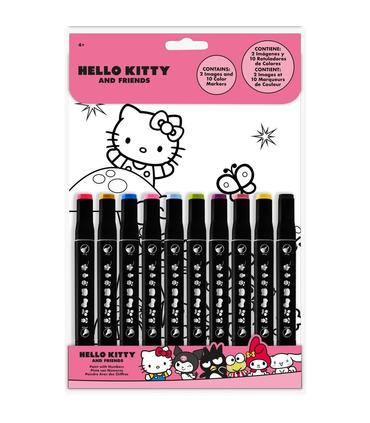 pinta-con-numeros-hello-kitty-friends