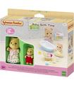 La Hora del Baño para el Bebe Sylvanian