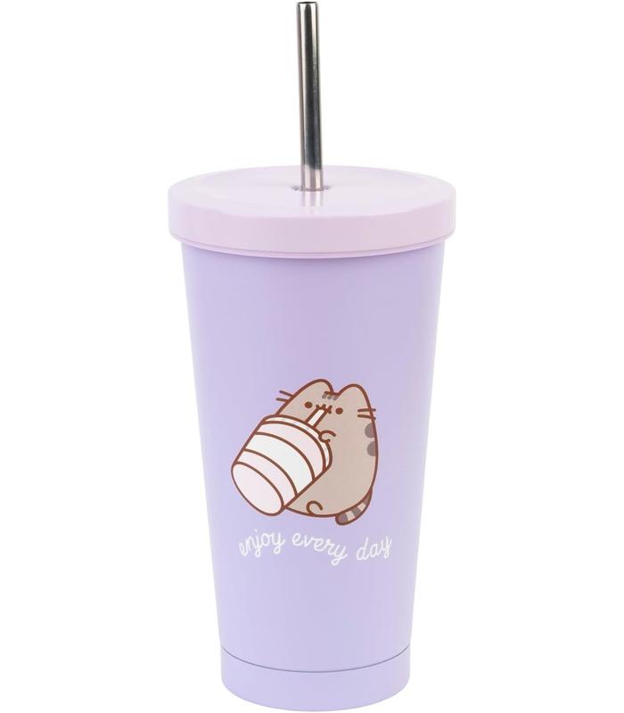 vaso-de-acero-con-pajita-pusheen-moments