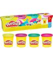 Play-Doh Pack de 4 Colores Vivos - 85 gr