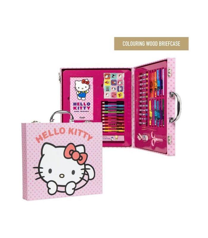 set-papeleria-coloreable-maletin-hello-kitty