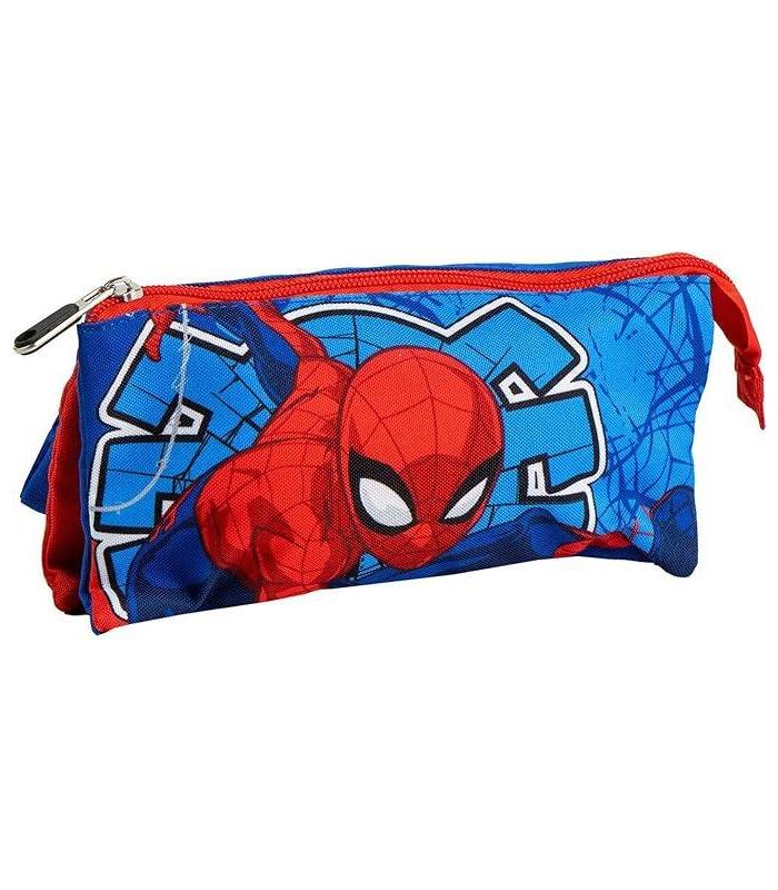 estuche-portatodo-3-compartimentos-spiderman