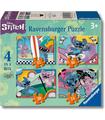 Disney Stitch Puzzle 4 In A Box