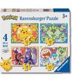 Puzzle Pokemon 3 In A Box - 12/16/20/24 Piezas