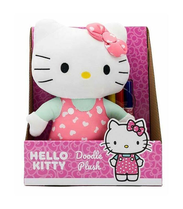 peluche-hello-kitty-25cm-doodle-pink-plush