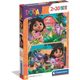 puzzle-dora-la-exploradora-2x20-piezas