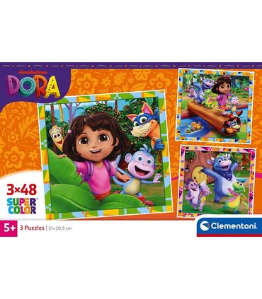 puzzle-dora-la-exploradora-3x48-piezas