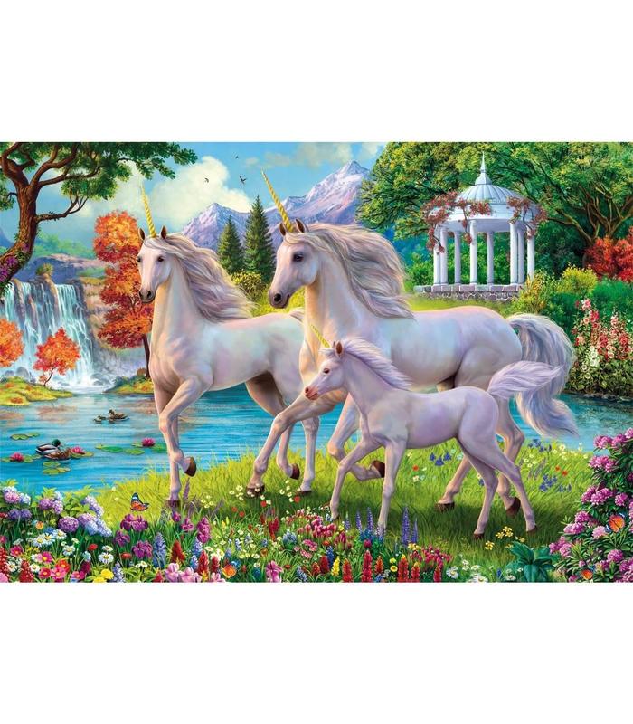 puzzle-180-piezas-super-unicorns-at-the-waterfall