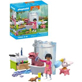 playmobil-71950-divertido-bano-de-animales