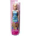 Barbie Vestido Azul de Verano Rubia