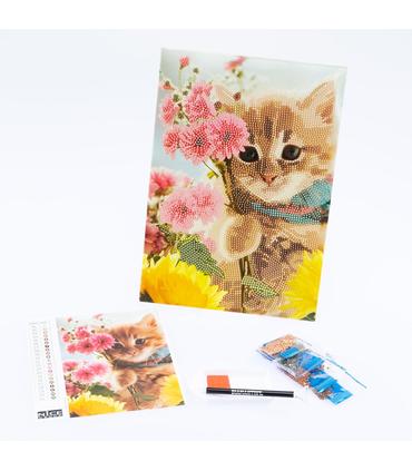 diamantiny-level-up-gatito-con-flor