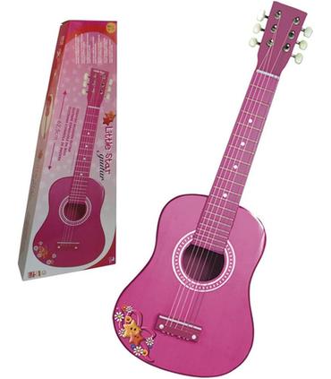 guitarra-de-madera-65cm-color-rosa