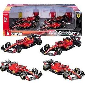 Burago - Set 4 Coches Metal 1:43 F1