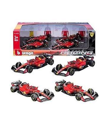 burago-set-4-coches-metal-1-43-f1