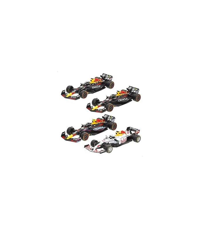burago-set-4-coches-metal-1-43-f1