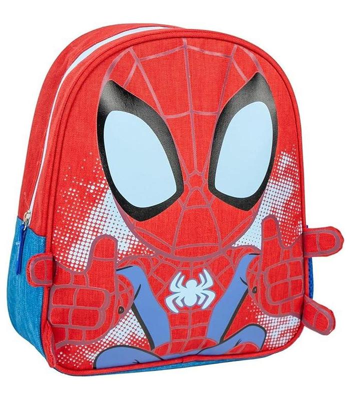 mochila-escolar-spiderman-rojo