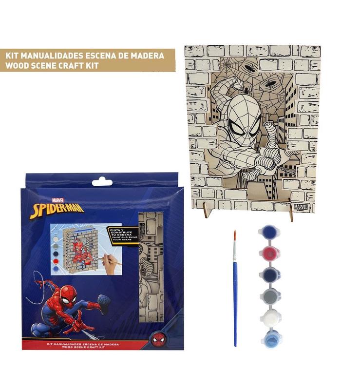 figuras-coloreables-madera-spiderman