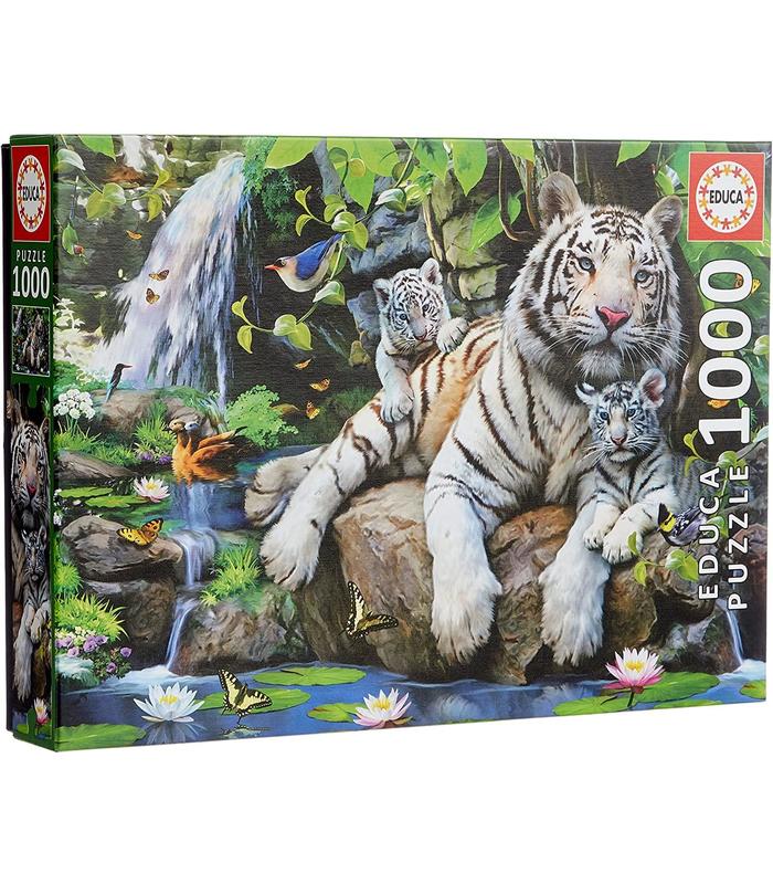 puzzle-tigres-blancos-de-bengala-1000pz