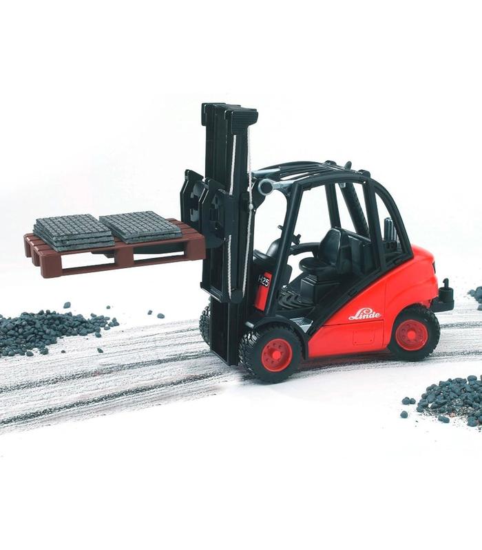 bruder-carretilla-linde-con-2-palets