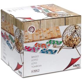 Bingo De Luxe Madera y Metal Con Cartones 30 x 28