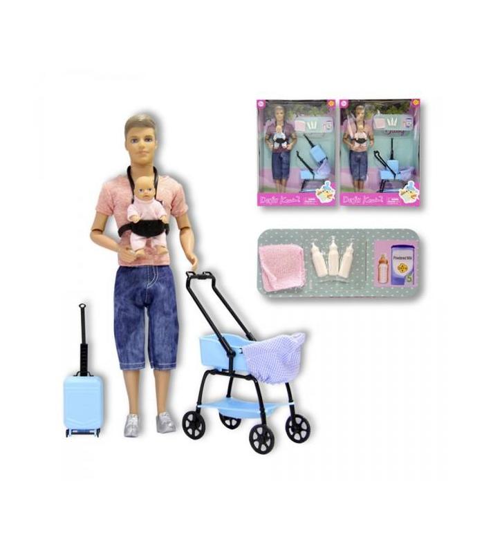 muneco-papa-con-bebe-y-carrito-fentoys